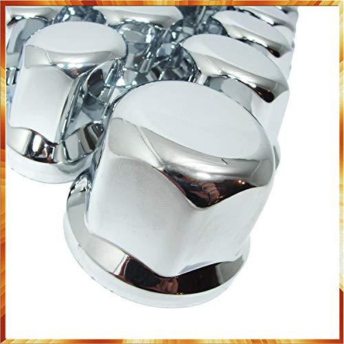 Easy Link 40 x 32 mm Radkappen Radmutterkappen Chrom Kunststoff SW32 LKW Anhänger