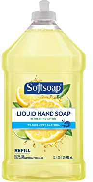 Softsoap Liquid Hand Soap Refill, Refreshing Citrus with Lemon Scent - 32 Fluid Ounce