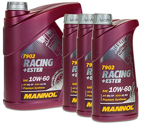 4 + 3 (7 Liter), MANNOL RACING+ESTER 10W-60 MOTORÖL