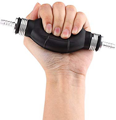 Fuel Pump, Durable Fuel Pump with One Way Valve Hand Primer Bulb, for Motorcycles Cars(12mm)