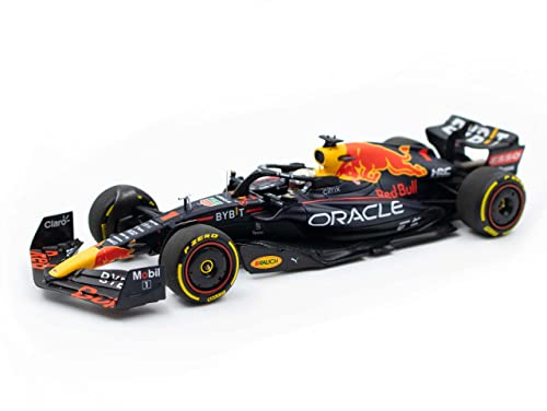 Minichamp 447220101 kompatibel mit Max Verstappen Oracle Red Bull Racing RB18 Formel 1 Sieger Saudi-Arabien GP 2022 Limitierte Edition 1:43