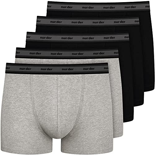 Nur Die 5er Pack Boxer GOTS Organic Cotton enge Boxershorts aus Bio-Baumwolle Unterhosen Herren