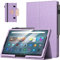 MoKo Funda para Amazon Fire MAX 11 Tablet (13ª Generación, 2023 Versión) 11 - Carcasa Delgada con Soporte Plegable para Kindle Fire 11 Tablet con Auto Activación/Reposo, Taro Morado