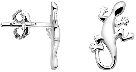 SOFIA MILANI - Damen Ohrringe 925 Silber - Eidechse Ohrstecker - E2034