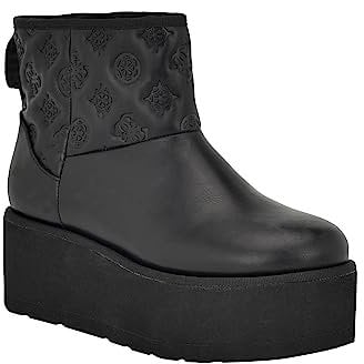 GUESS Damen Jilla Stiefelette, Schwarz 002, 38.5 EU