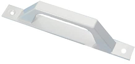 Slide Door Pull Handles Aluminium Alloy Pull Push Plate Heavy Duty for Replacement Cabinet Closet Drawer Garage Shed Patio Sliding Door Handles Replacement Black White