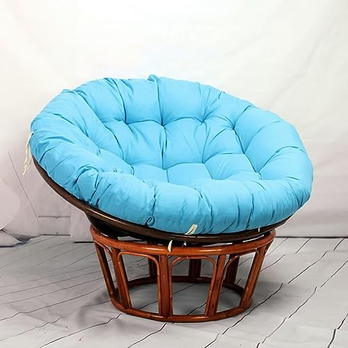 Papasansessel Kissen, Hängesessel Kissen, Stuhlkissen Outdoor, Rund Papasan Sessel, Sitzkissen Gartenstuhl, Kissen für Terrasse Rasen Hängesessel, Gartensessel(Stühle Nicht enthalten)