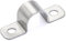 FamlTol 20 Pièce Clips Câble 2 Trous fixation pour tube Acier inoxydable 304 accroche cable taille mini fixation câble électrique pour la fixation des fils Ø 6 mm