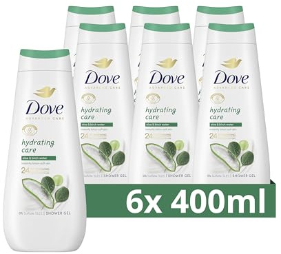 6er Pack - Dove Advanced Care Duschgel - Hydrating Care - 400ml