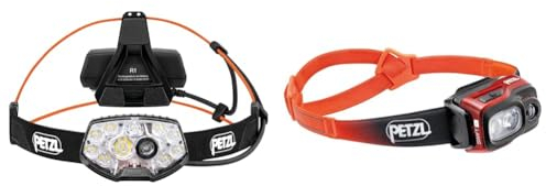 PETZL - Stirnlampe NAO RL - Unisex, Schwarz, Einheitsgröße & SWIFT RL or E095BB01