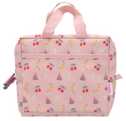 Tutete Bolsa Térmica Infantil Lavable Resistente para Colegio | Fruits | Bolsa térmica infantil para comidas y snacks, ligera, lavable y muy resistente. Perfecta para el colegio y excursiones