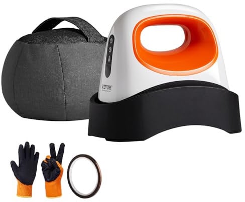 VEVOR Machine de Sublimation pour Casquettes, Céramique, Blanc, 185,6 x 116 x 152 mm
