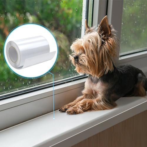 CODOHI Window Sill Protector Cuttable,Door Protector from Dog Scratching, Protection from Dog and Cat Scratching, Chewing, Slobbering and Clawing on Window Sills
