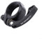 41mm Aluminum Alloy Bike Seat Tube Clamp and Easy to Lock Mechanism (Black)