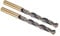PATIKIL 10mm Drill Bit, Jobber Straight Shank M2 High-Speed Steel 118° Nitriding Black and Gold Finish for Stainless Steel Hard Metal - 2 Pack