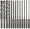 Jeu de forets, 1 pièce de 5 à 16 mm, tête de coupe transversale, double tarière, marteau for mur, brique, bloc, marteau électrique, foret de maçonnerie, longueur 160 mm(16mm)
