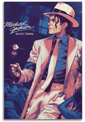 LUFPOTH Poster Singer Michael Jackson, Leinwandbild, Dekoration, Wohnzimmer, modern, Familienschlafzimmer, 30 x 45 cm, ungerahmt, 42 Stück
