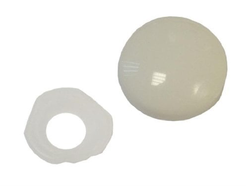 Faithfull FXSCDWB Screw Cover Domed Caps (Pack of 25) - White