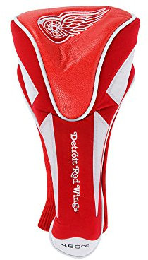 Team Golf NHL Detroit Red Wings Single Apex Driver Head Cover Golf Club Single Apex Driver Headcover, passend für alle übergroßen Schläger, wirklich schlankes Design