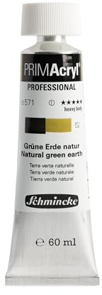 Schmincke PRIMAcryl Professional Grüne Erde natur 60 ml Tube, 13 571 011