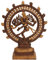 Exotic India Lord Shiva als Nataraja – Messing Statue