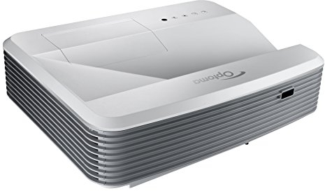 Optoma EH319USTi Ultra Kurzdistanz DLP Projektor (Full HD, interaktiv, 3500 Lumen, 18000:1 Kontrast, 3D)