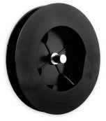 DIWARO® Gurtscheibe mit eingelassenem Stift und Kapsel | Durchmesser Ø 85, 110, 115, 120, 135, 140, 155, 160 oder 170mm | für achtkant Stahlwelle mit 40mm Schlüsselweite | Gurtbreite von 10-15mm