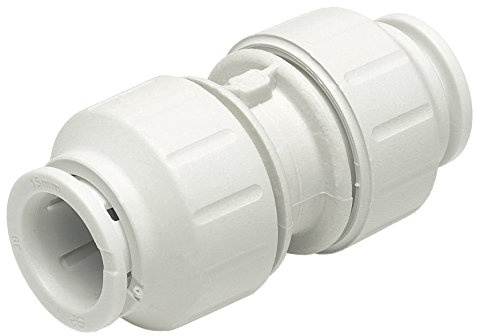 JG Speedfit PEM0428W Straight Connector, White, 28 mm