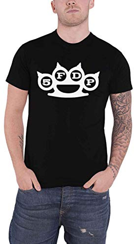 Five Finger Death Punch T Shirt Knuckles Band Logo Nue offiziell Herren
