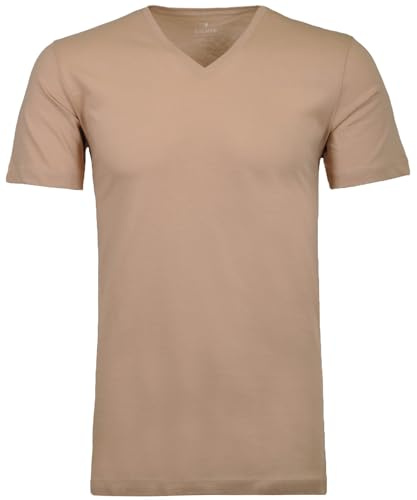 RAGMAN Herren 2 T-Shirt Doppelpack Bodyfit mit V-Ausschnitt