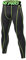 LNJLVI Kompressionshosen Herren Workout Sport-Leggings Atmungsaktiv Fitness Strumpfhosen Lange Running-Hosen(Running/Schwarze Grün Linie,M)