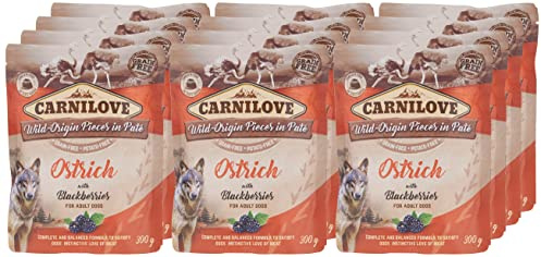 Carnilove hundebeutel Strauss/Brombeere hundefutter