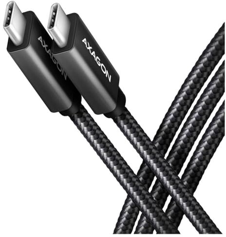 AXAGON Kompatibles BUCM32-CM10AB Kabel, USB-C 3.2 Gen 2 auf USB-C 3.2 Gen 2, schwarz - 1 m