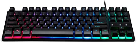 Acer Nitro Gaming Keyboard (QWERTZ Keyboard, Anti-Ghosting for 19 Keys, LED Backlight, 6 Brightness Levels, 3 Modes, UV Coated Keycaps) Black