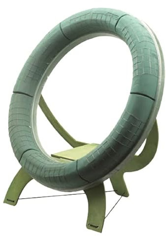 Flowerbox Oasis Steckschaum ECObase Urnen Kranz Ø72cm Steckmasse Steckschwamm - mit Klebeband für 1 Ziegel