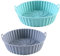 Air Fryer Liners,Silicone air Fryer Liners, Reusable airfryer Silicone Liners,2 Pack Silicone air Fryer Liner, (Grey and Green)