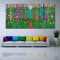 XCPORA David Hockney Poster Baum Landschaft Wandkunst David Hockney Drucke David Hockney Leinwand Malerei für Home Wanddekoration Bild 50x100cmx1 Kein Rahmen