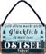 schilderkreis24 Blechschild Kollektion 18x12cm „Geld alleine macht nicht glücklich, du musst schon XX damit kaufen“ – Lustige Sprüche für verschiedene Themen, Geschenkideen & Deko (Ostsee-2)