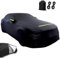 Autoabdeckung 190T/210D Sedan Autohülle Auto Autoplane Staubdicht Wasserdicht Autogarage Vollgarage Car Cover für 420-530 cm Limousine Schwarz (475×180×150cm)