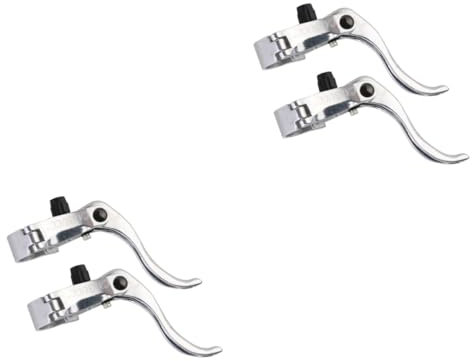 Milisten 2 Paar Bremshebel Fester Ganggriff Handbremse Scheibenbremsen-Kit Ständer Teile Bremsgriff fahrradbremse Fahrrad bremsen Bausatz Fester Gangbremsgriff Griff der Getriebebremse