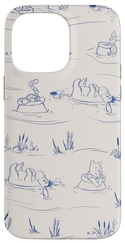 iPhone 14 Pro Max Disney Winnie the Pooh and Friends Hunny Pots Down the River Case