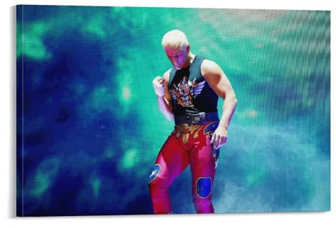 Professionelles Wrestler Cody Rhodes-Poster, cooles Leinwandkunst-Poster und Wandkunst, Bilddruck, moderne Familiendekor-Poster, 30 x 45 cm