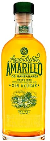 Aguardiente Amarillo de Manzanares, Licor Anisado, 750 ml, 24% Vol.