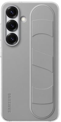 Samsung Standing Grip Smartphone Case EF-GS931 für Galaxy S25, Handy-Hülle, Fingerhalterung, Schlankes Design, Grau