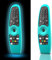 Funda de silicona para mando a distancia LG TV Glow in The Dark, funda para mando a distancia LG Smart TV AN-MR650 AN-MR600 AN-MR18BA AN-MR20BA AN-MR19BA (azul brillante) -【 Pack de 2