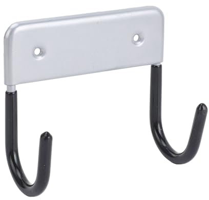 Ironing Board Wall Hanger, Ironing Board Hook Stable Stylish Sturdy for Bathroom (Matte Black) (Milky White) (Silver Grey)