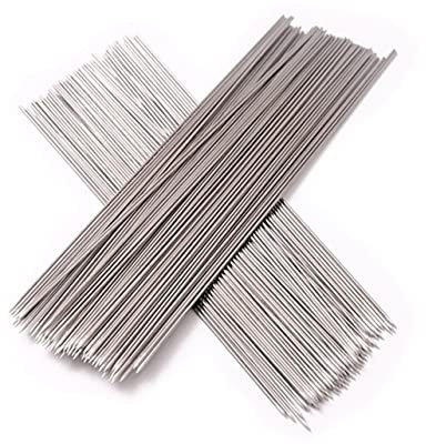 Mipcase 100pièces Lot De Brochettes Barbecue Inox Pour Barbecue Extérieur Et Pique-