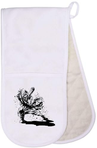 'Graffiti Ninja' Double Oven Glove/Mitt (OG00026172)