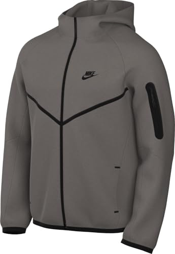 Nike Tech Windrunner Hoodie Mit Durchgehendem Reißverschluss Für Herren, Cave Stone/Black, HV0949-289, 2XL