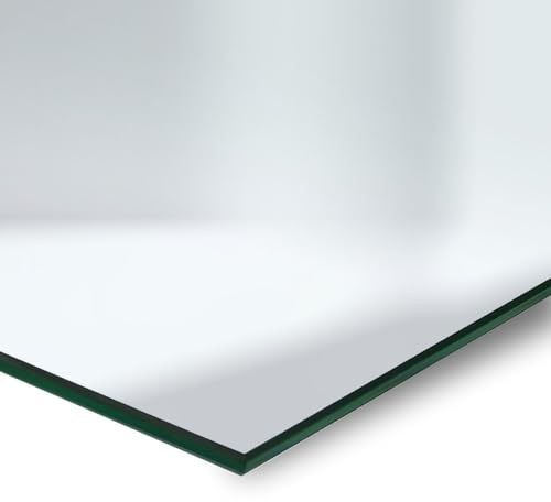 ZUSCHNITTPROFI.DE Spiegelglas Zuschnitt, Wunschmaß bis 20 x 60 cm, 6 mm | Blickdichtes Spiegelglas mit polierter Kante, millimetergenau gefertigt